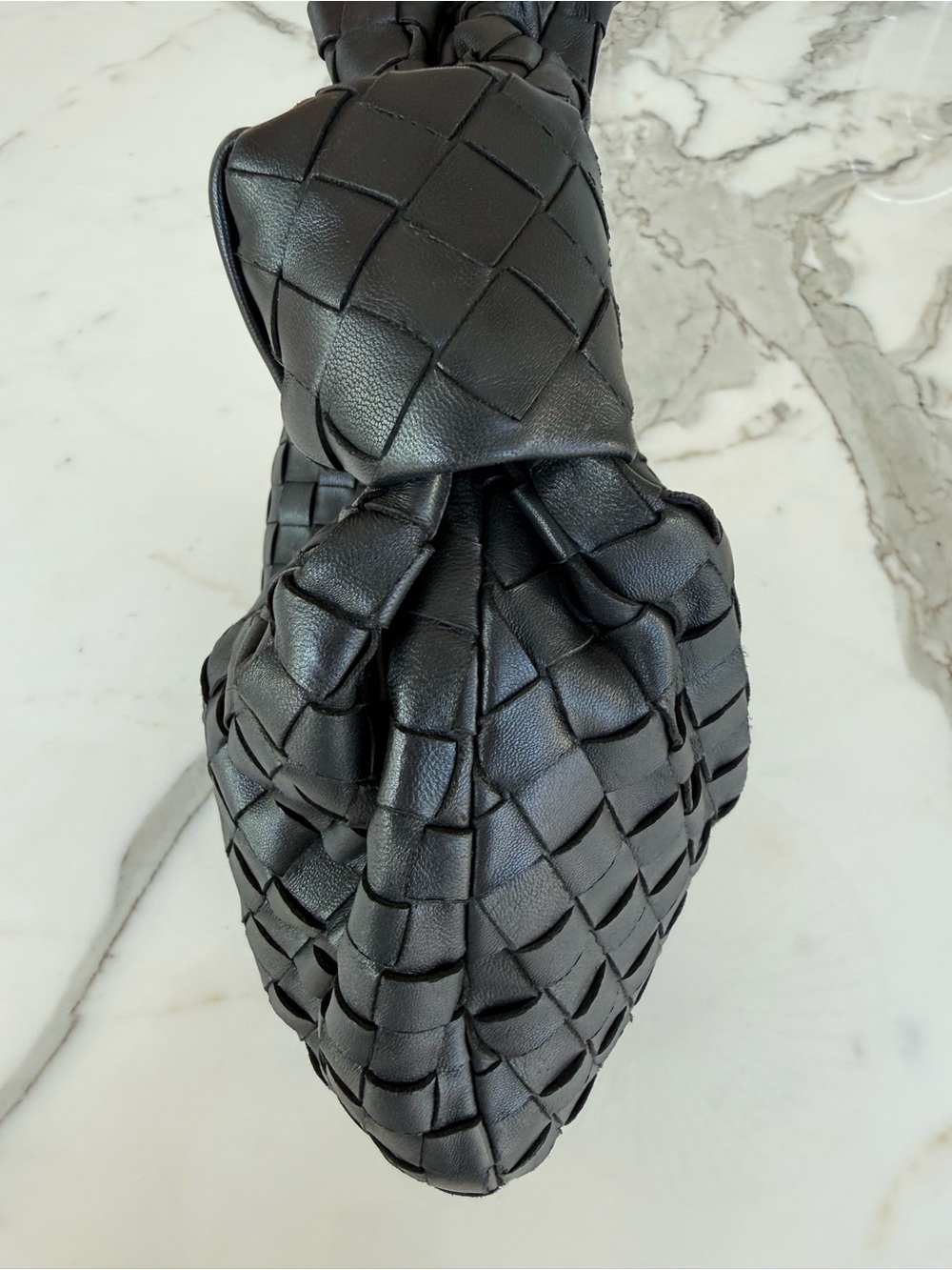 Bottega Veneta Black Jodie Teen Intrecciato Bag - Picture 13 of 13